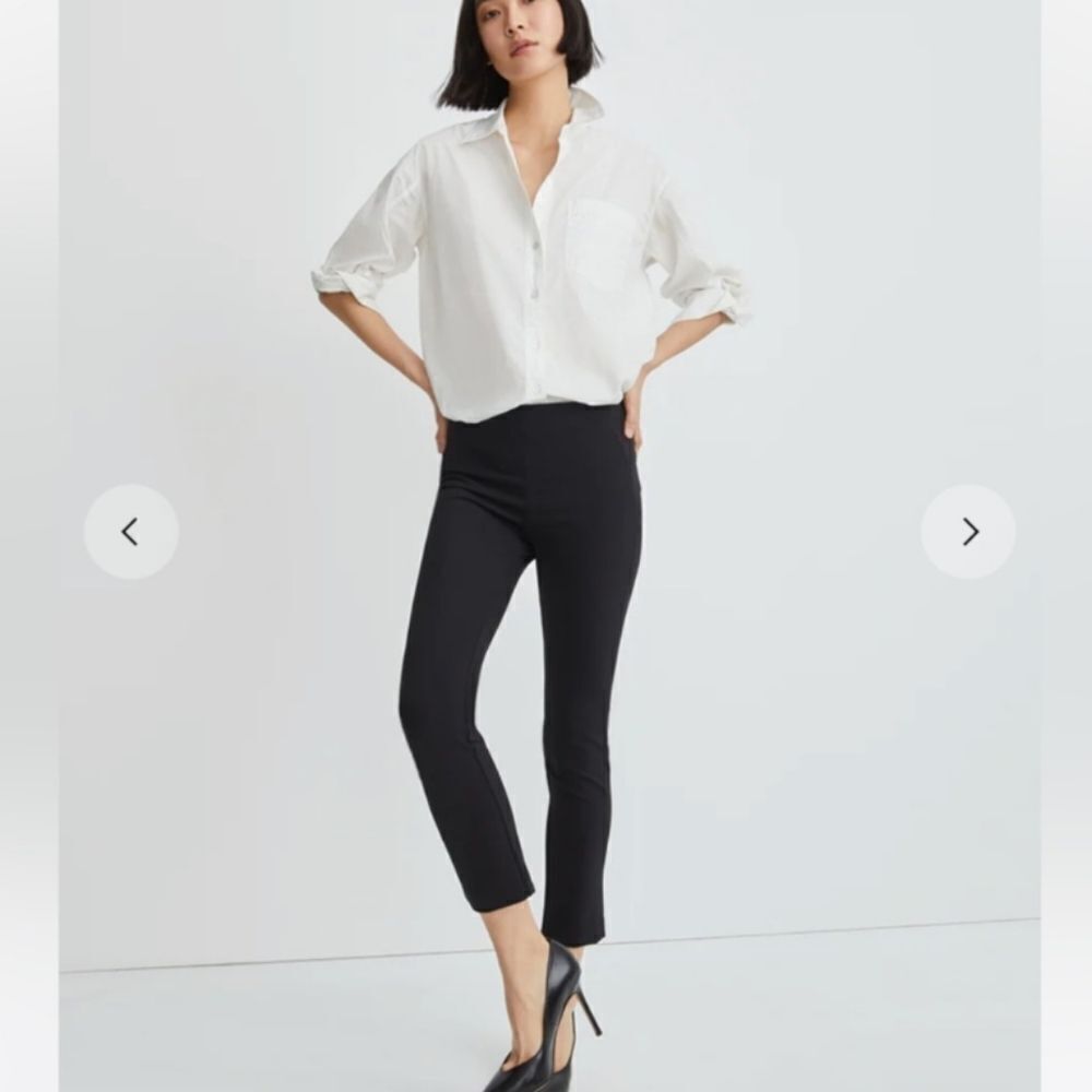 Veronica Beard zip BACK SCUBA PANT
